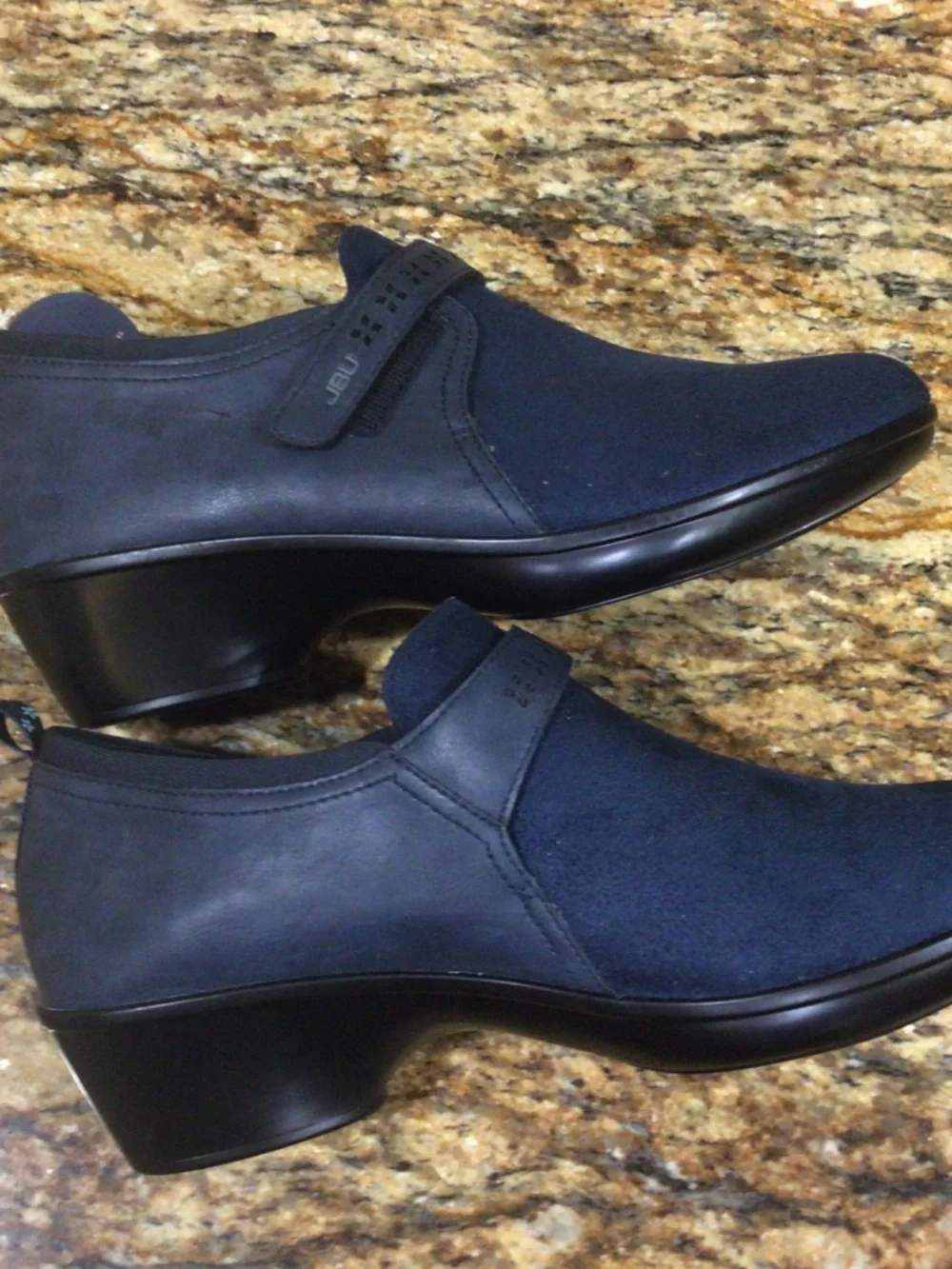 Brand new JBU blue suede looking shoes. Size 11